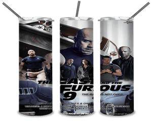 Main Characters Movie PNG, Fast And Furious 20oz Skinny Tumbler Designs PNG, Sublimation Designs PNG - TheDigitalSVG