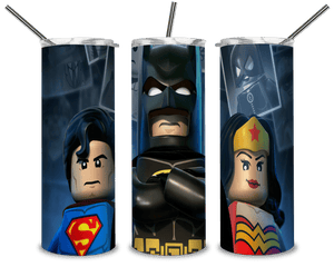 Batman Super Man PNG, Marvel Lego 20oz Skinny Tumbler Designs PNG, Sublimation Designs PNG - TheDigitalSVG