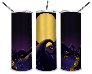 The Nightmare Before Christmas PNG, Disney Movie 20oz Skinny Tumbler Designs PNG, Sublimation Designs PNG - TheDigitalSVG