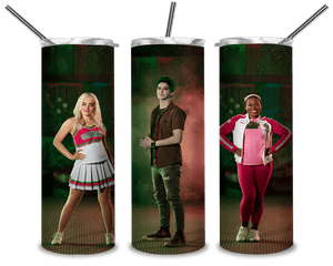Zombie 2 Characters PNG, Addison And Zed 20oz Skinny Tumbler Designs PNG, Sublimation Designs PNG - TheDigitalSVG