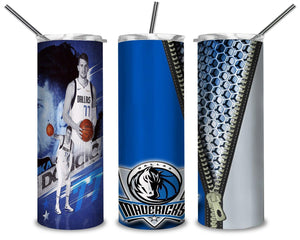 Dallas Mavericks Sport Tumbler PNG, NBA Sport 20oz Skinny Tumbler PNG, Sublimation Designs PNG - TheDigitalSVG