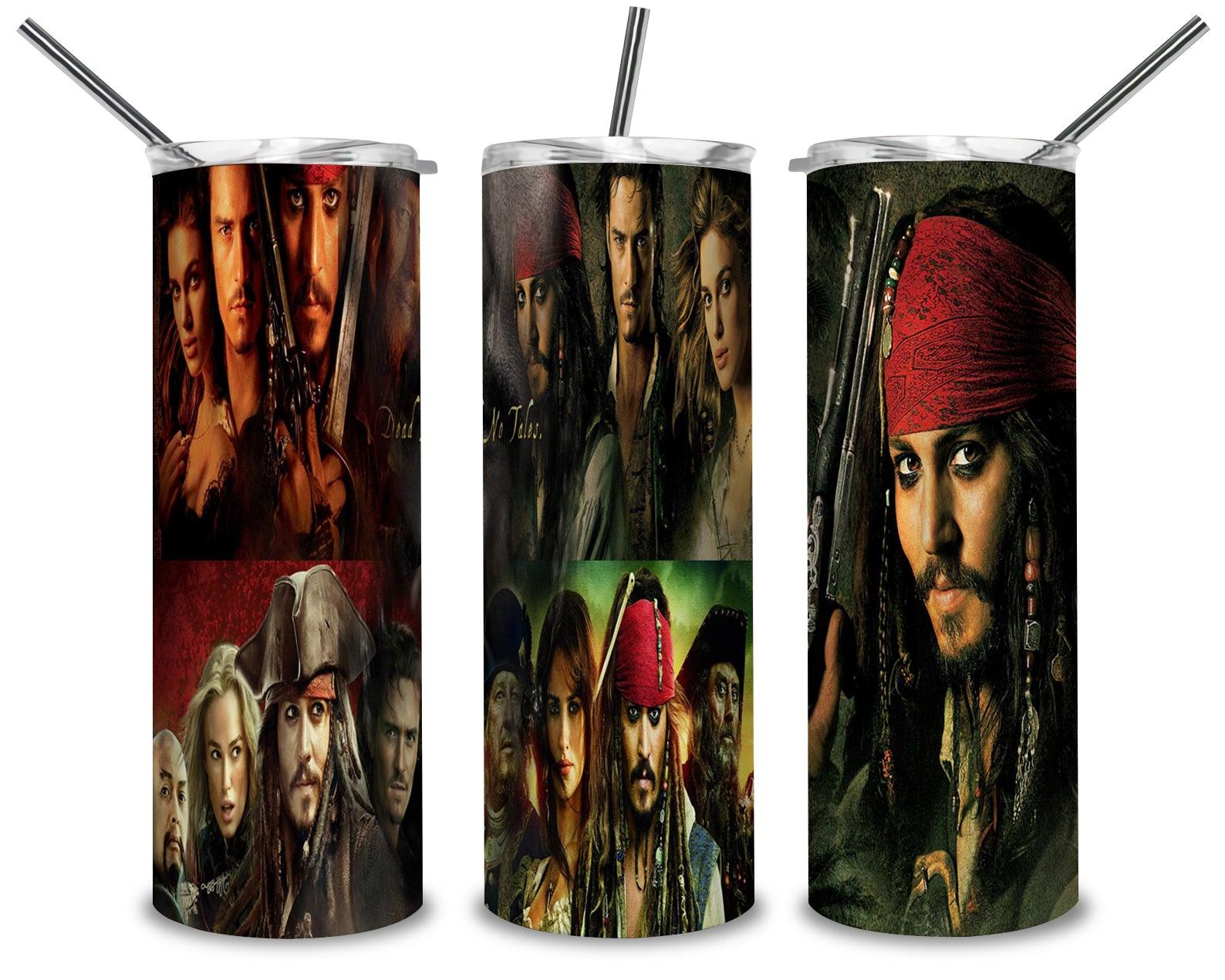 Pirates Of The Caribbean 3 PNG, Hot Movie 20oz Skinny Tumbler Designs PNG, Sublimation Designs PNG - TheDigitalSVG