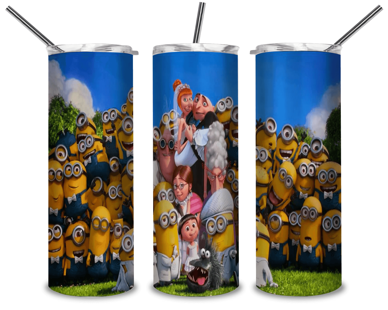 Funny Minion PNG, Wedding Minion 20oz Skinny Tumbler Designs PNG, Sublimation Designs PNG - TheDigitalSVG