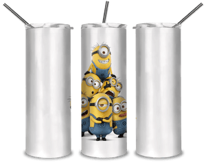 Minions Friends PNG, The Rise of Gru 20oz Skinny Tumbler Designs PNG, Sublimation Designs PNG - TheDigitalSVG
