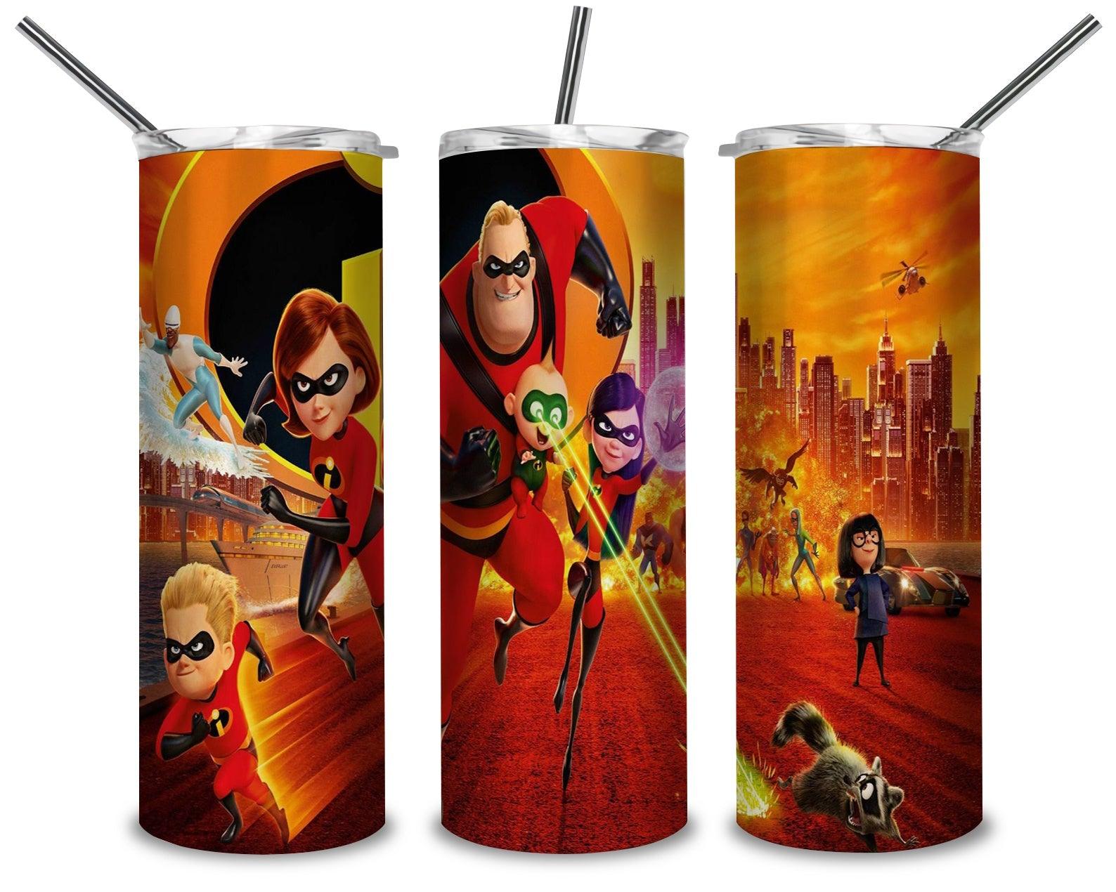 Family Fight PNG, The Incredibles 20oz Skinny Tumbler Designs PNG, Sublimation Designs PNG - TheDigitalSVG