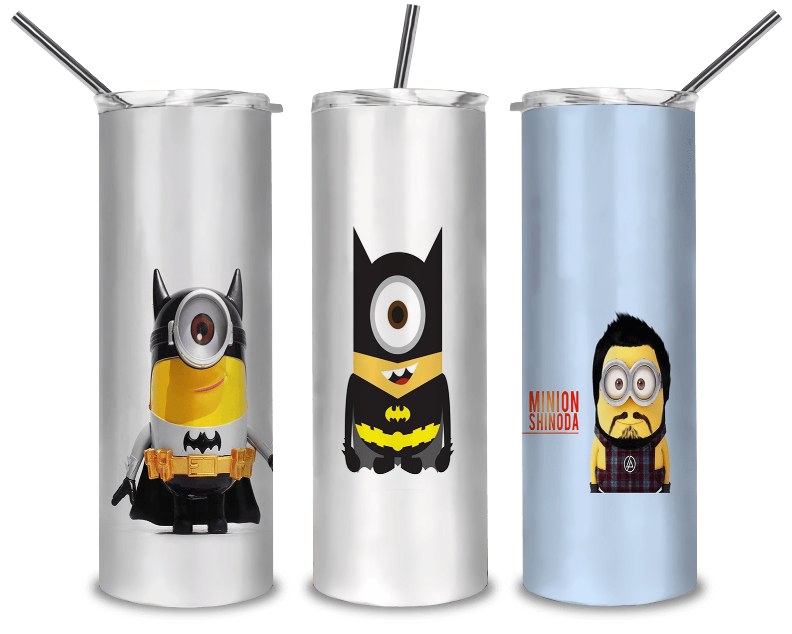 Minions Batman PNG, Disney Movie 20oz Skinny Tumbler Designs PNG, Sublimation Designs PNG - TheDigitalSVG