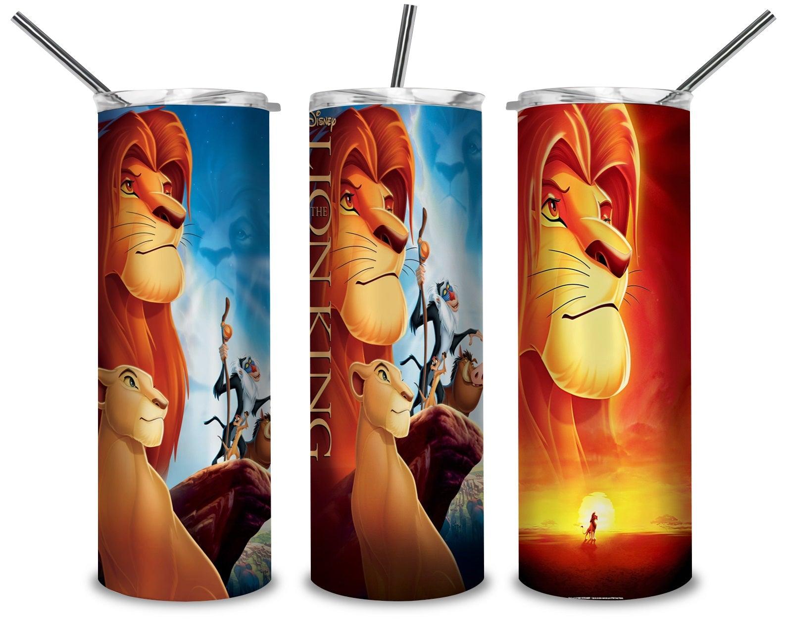 The Lion King PNG, Simba Animation 20oz Skinny Tumbler Designs PNG, Sublimation Designs PNG - TheDigitalSVG