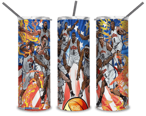 NBA Cool Player PNG, Basketball Lovers 20oz Skinny Tumbler Designs PNG, Sublimation Designs PNG - TheDigitalSVG