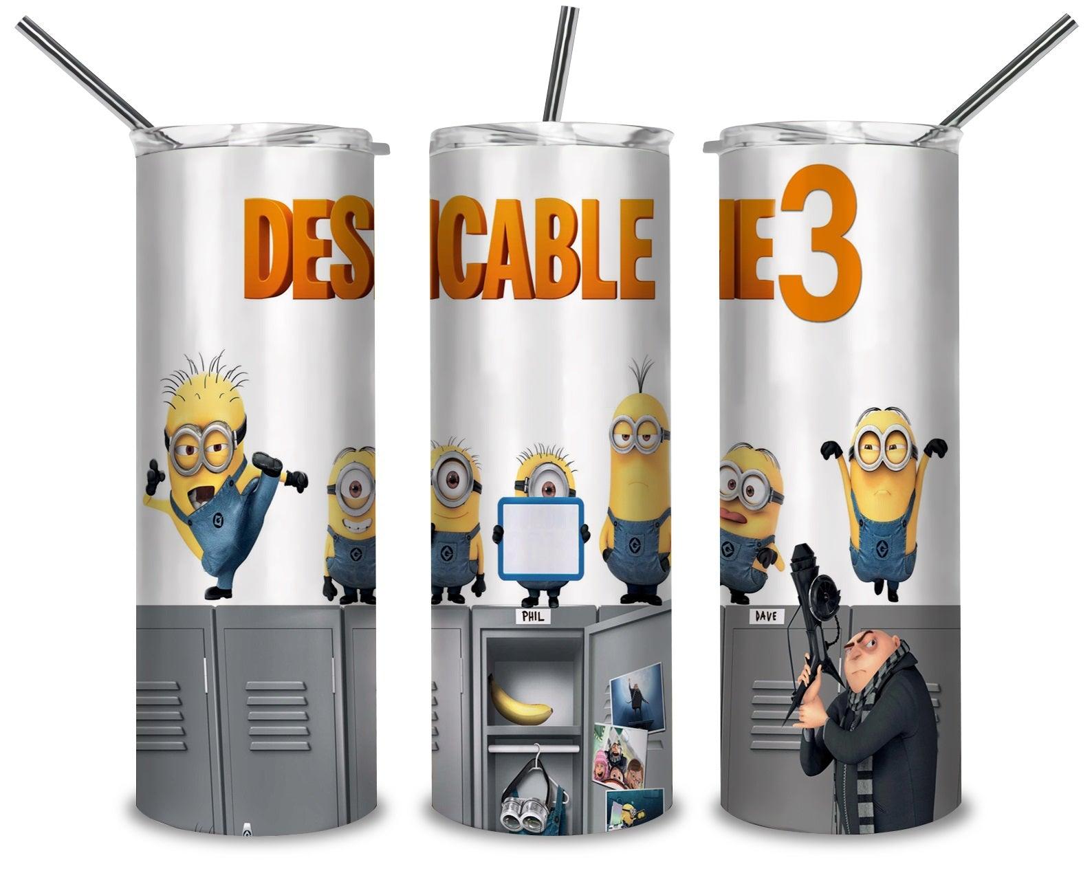 Minions Friends PNG, Despicable Me 3 20oz Skinny Tumbler Designs PNG, Sublimation Designs PNG - TheDigitalSVG