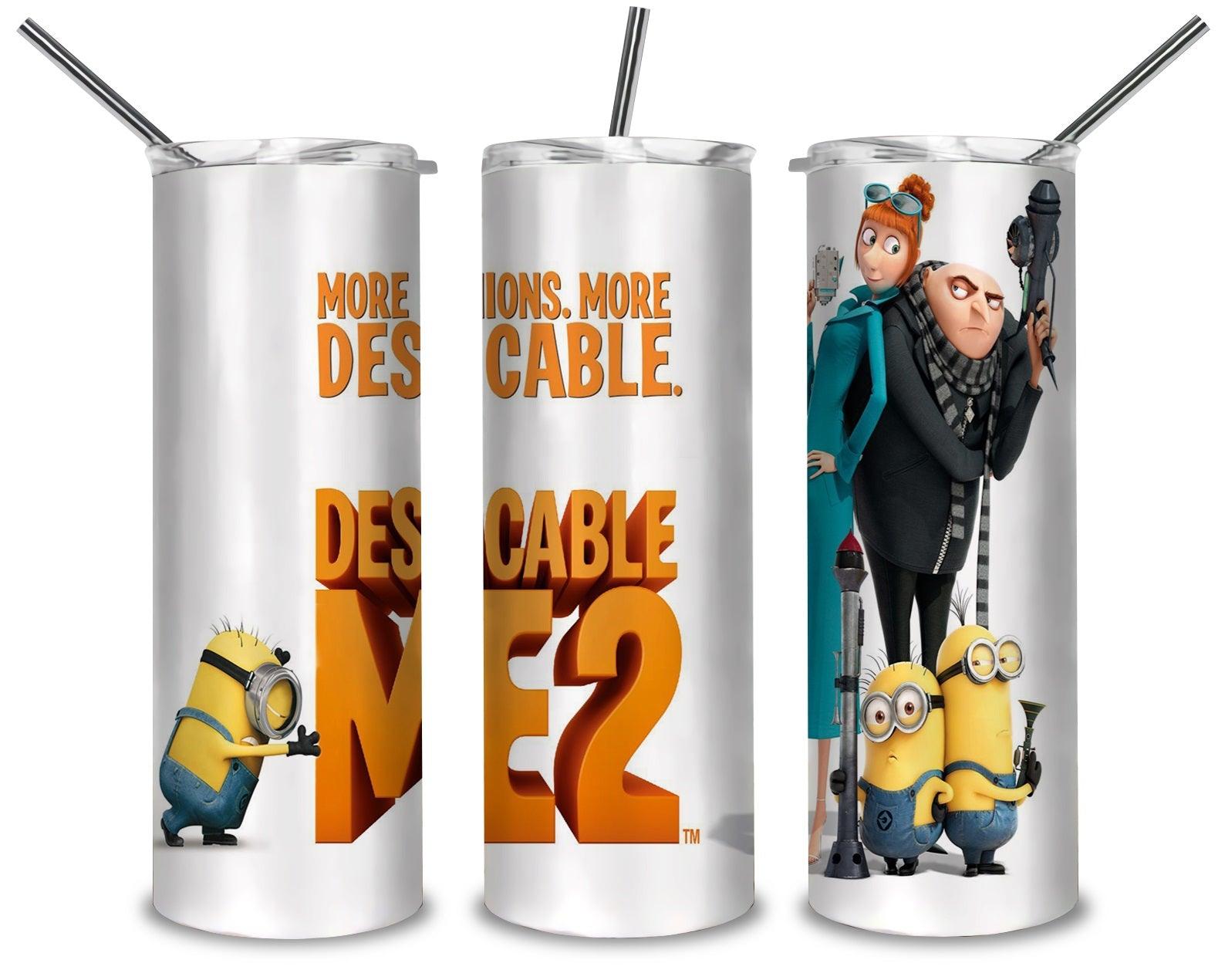 Despicable Me 2 PNG, Minions 20oz Skinny Tumbler Designs PNG, Sublimation Designs PNG - TheDigitalSVG