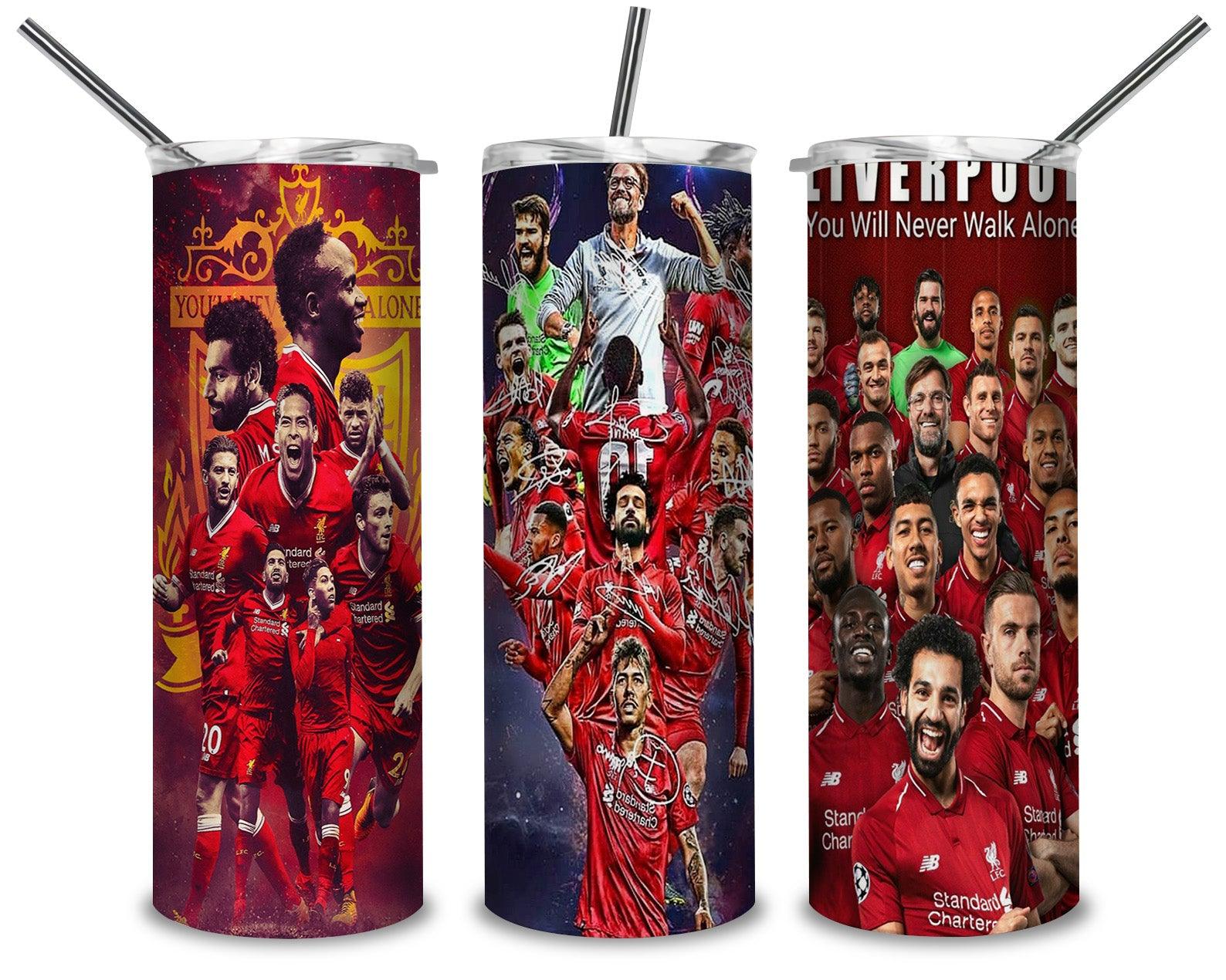 Liverpool Football Team PNG, Football Players 20oz Skinny Tumbler Designs PNG, Sublimation Designs PNG - TheDigitalSVG