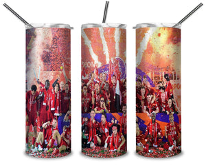 Liverpool Football Club PNG, Champion League 20oz Skinny Tumbler Designs PNG, Sublimation Designs PNG - TheDigitalSVG