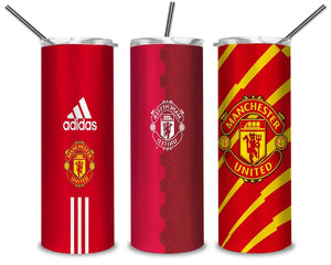 Manchester United PNG, Red Color 20oz Skinny Tumbler Designs PNG, Sublimation Designs PNG - TheDigitalSVG