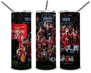Manchester Team PNG, Champions Football 20oz Skinny Tumbler Designs PNG, Sublimation Designs PNG - TheDigitalSVG