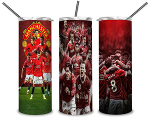 Football Manchester PNG, Football Players 20oz Skinny Tumbler Designs PNG, Sublimation Designs PNG - TheDigitalSVG