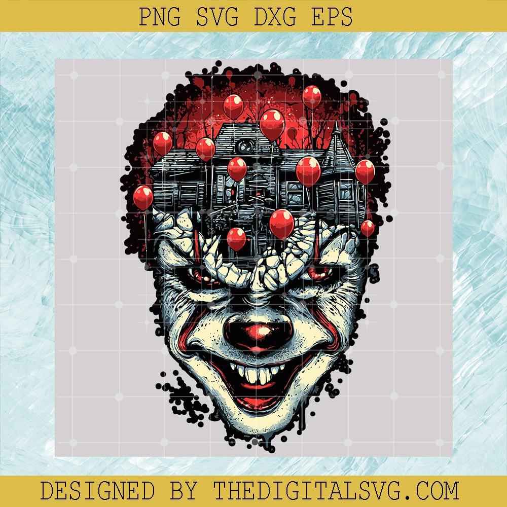PennyWise the Dancing Clown Svg, Pennywise Svg, Horror Character Svg, Halloween Svg - TheDigitalSVG