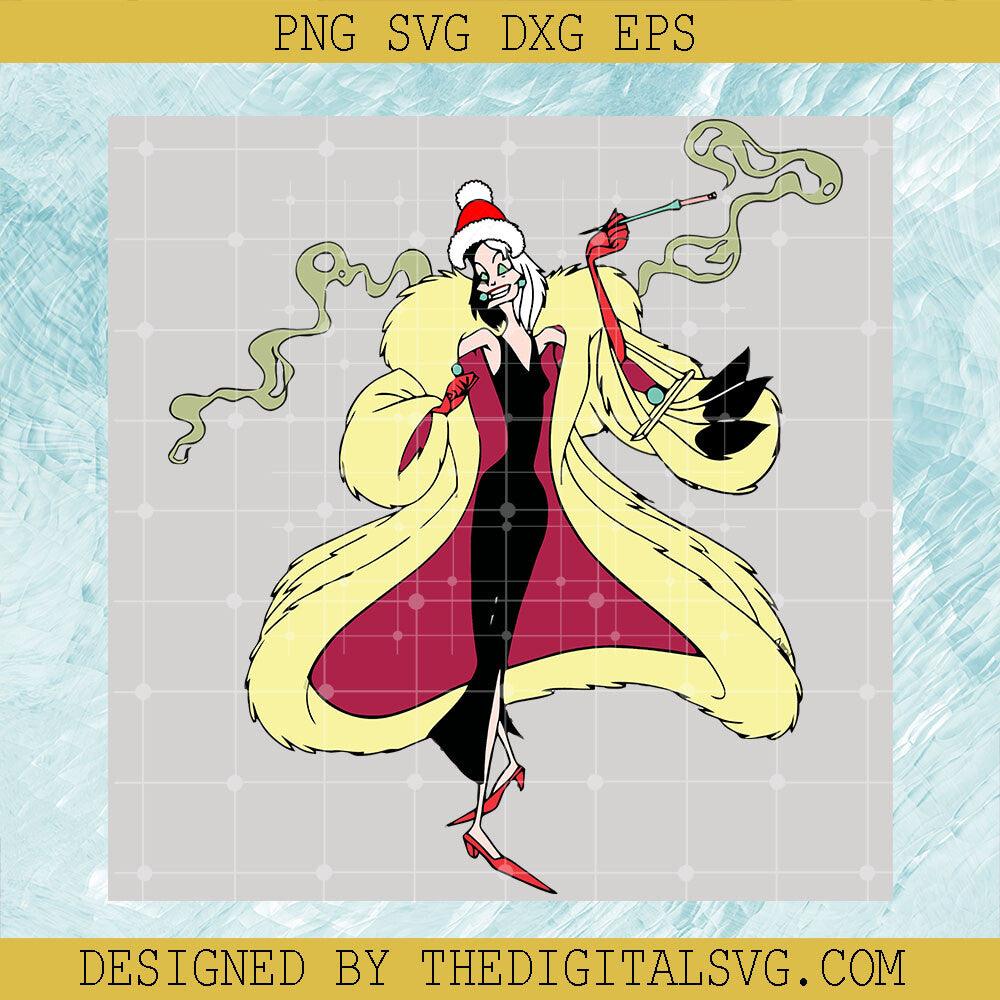 Disney Cartoon Christmas Svg, Santa Hat Witch Merry Christmas Svg, Disney Cartoon Svg - TheDigitalSVG