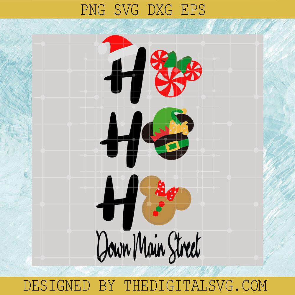 Ho Ho Ho Down Main Street Svg, Disney Christmas Down Main Street Svg, Merry Christmas Svg - TheDigitalSVG