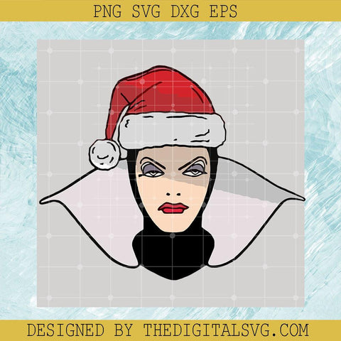 Santa Hat Disney Cartoon Christmas Svg, Witch Christmas Svg, Disney Cartoon Svg - TheDigitalSVG