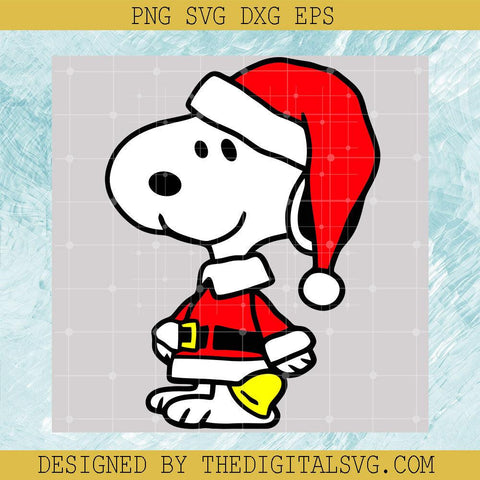 Snoopy Christmas Bundle Svg, Santa Hat Mery Christmas Svg, Merry Christmas Svg - TheDigitalSVG