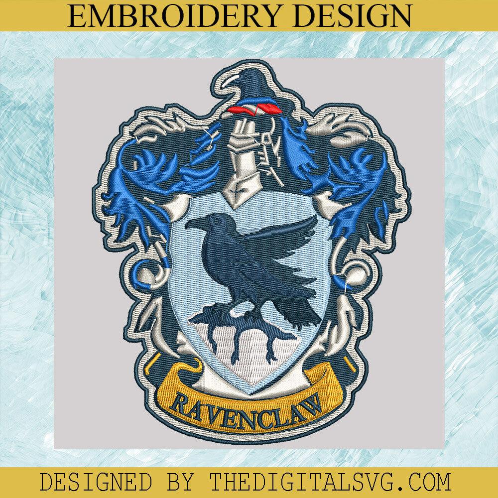 Ravenclaw Lettering Ravenclaw Logo Machine Embroidery Design, Harry Potter Machine ...