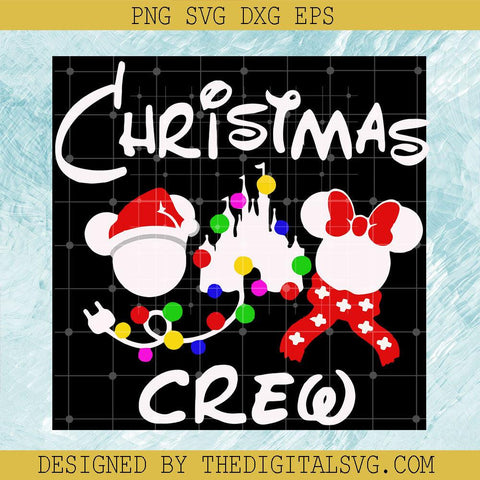 Christmas Crew Svg, Santa Hat Svg, Minie Mouse Svg - TheDigitalSVG