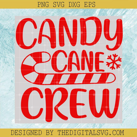 Candy Cane Crew Svg, Candy Christmas Svg, Merrry Xmas Svg - TheDigitalSVG