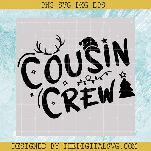 Cousin Crew Svg, Cousin Christmas Svg, Merry Christmas Svg - TheDigitalSVG
