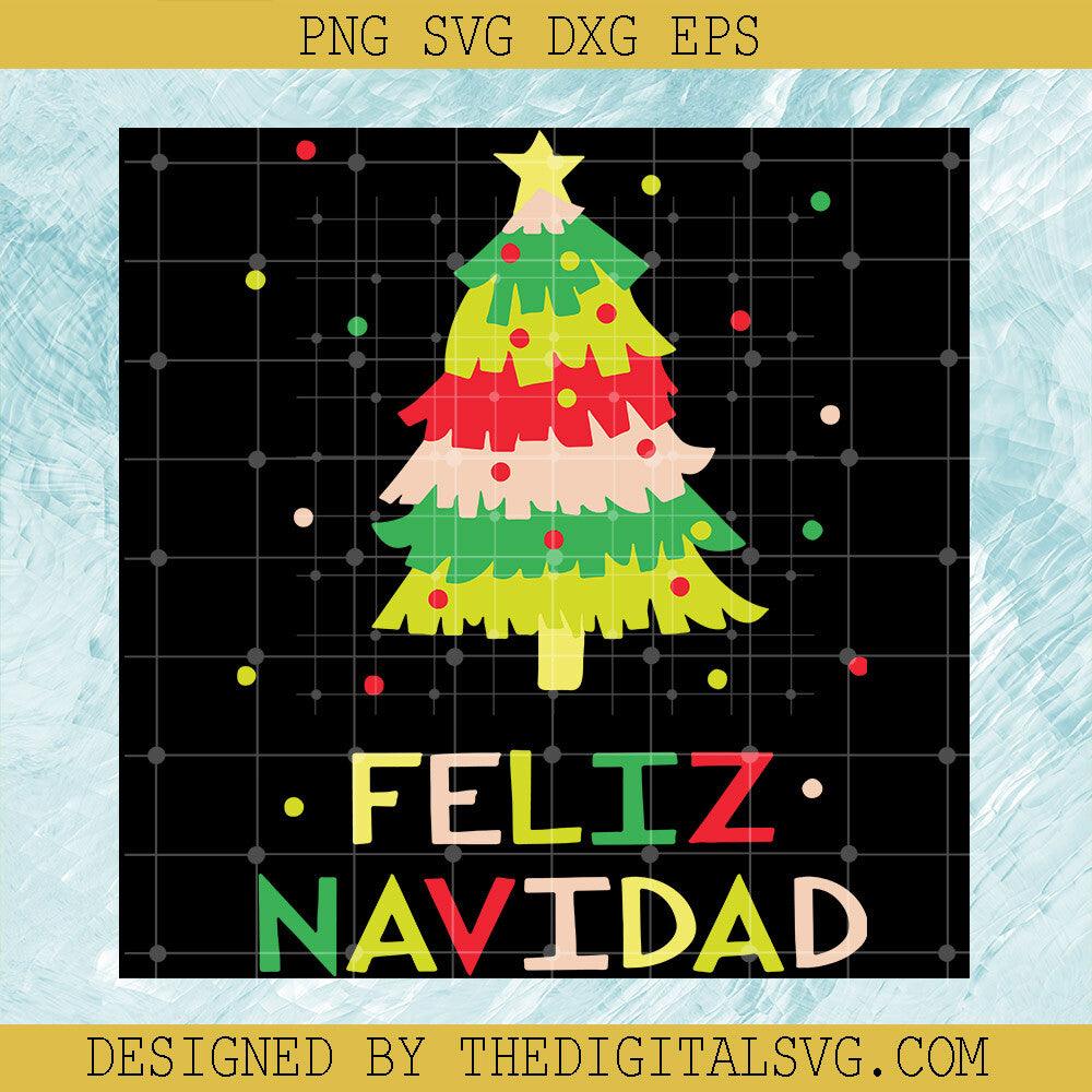 Feliz Navidad Svg, Christmas Tree Svg, Dad Christmas Svg - TheDigitalSVG