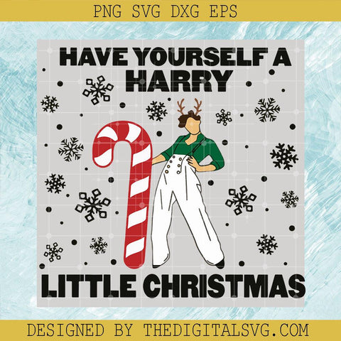 Have Yourself A Harry Little Christmas Svg, Candy Cane svg, Merry Christmas Svg - TheDigitalSVG