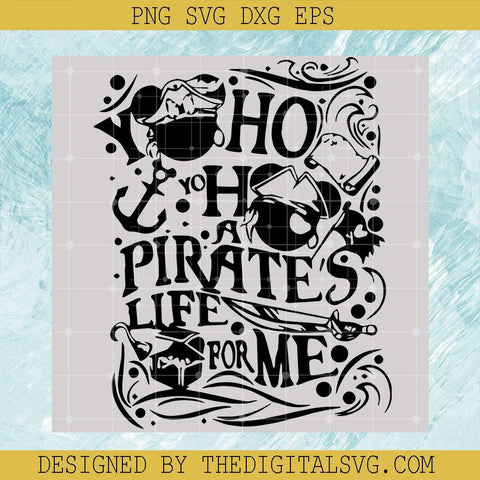 Yoho a Pirate's Life For Me Svg, Yoha Mickey Svg, Disney Mickey Pirates Svg, Mickey Mouse Pirates Svg